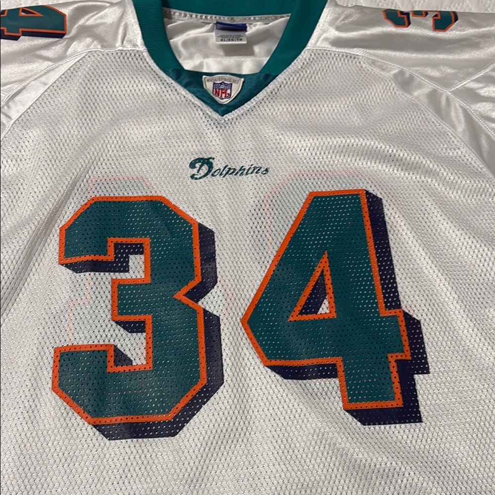 Reebok NFL Equipment Jersey - Teal and White